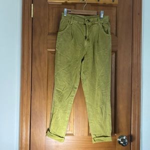 Urban Renewal green jeans